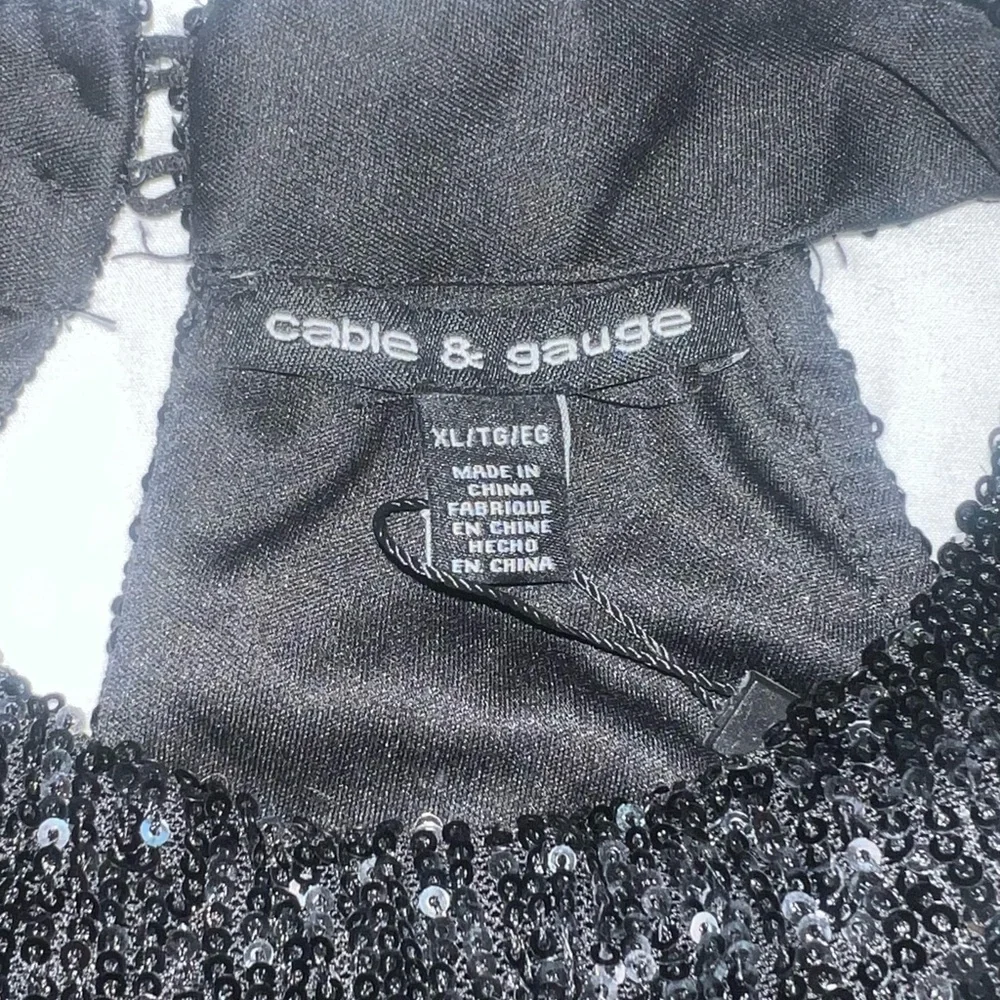 Cable & Gauge Ombré Sequin Top - NWT - Picture 2 of 6